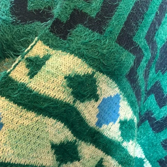 Free People☀️Diamond back kimono in green - Picture 3 of 11